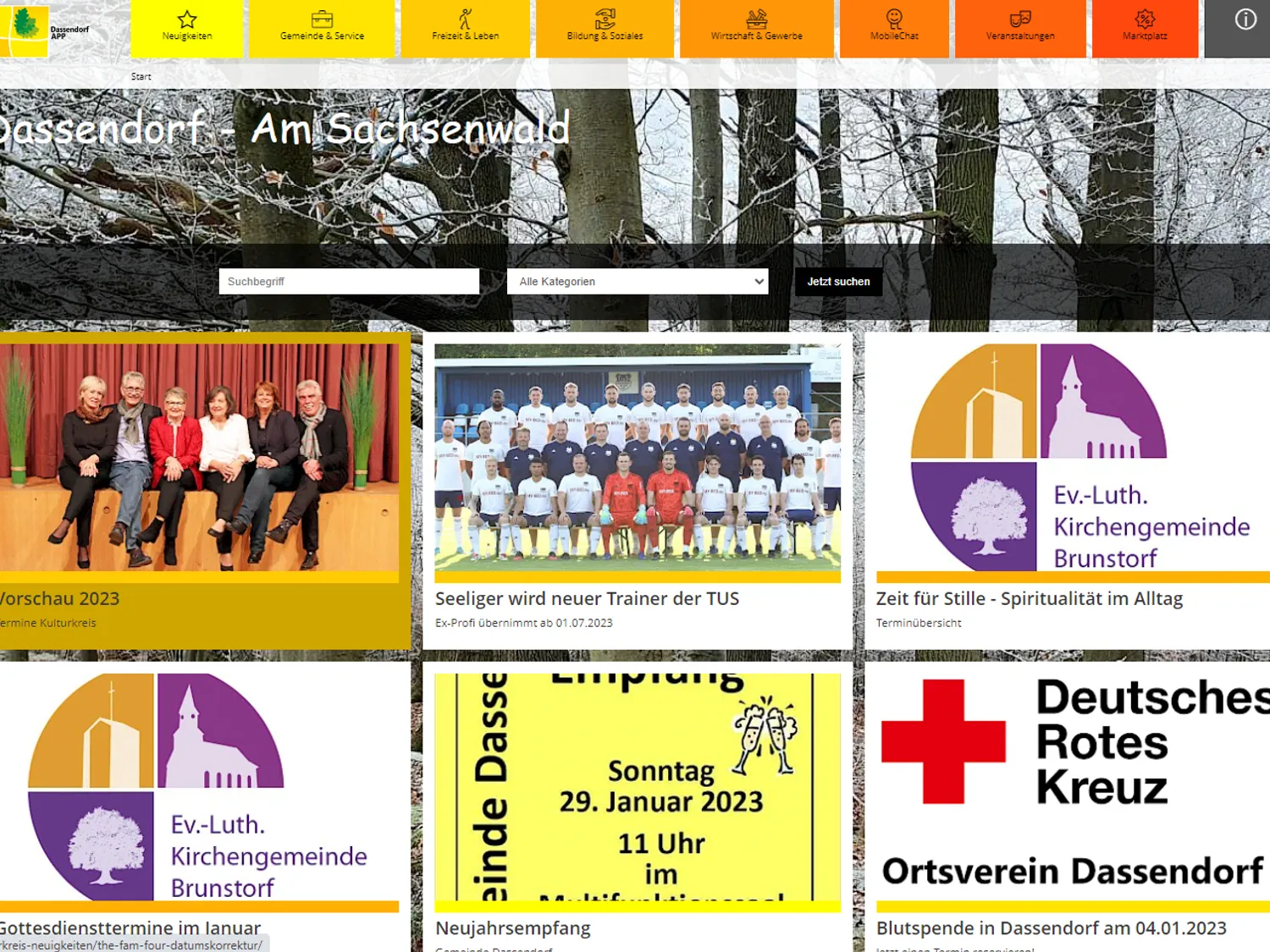 Homepage: dassendorf-app.de