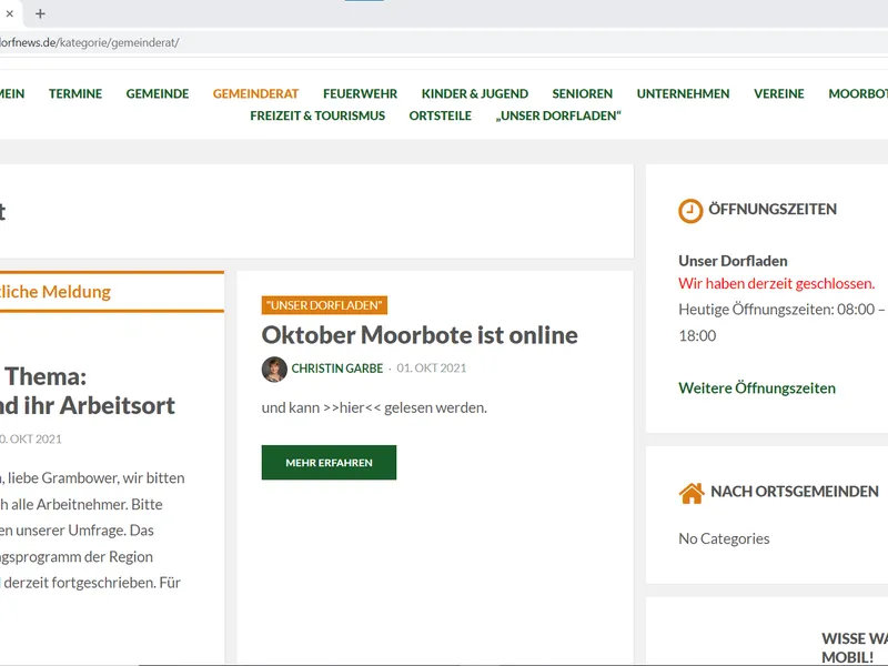Homepage: www.grambowerdorfnews.de (zuletzt abgerufen: 10.01.2023)